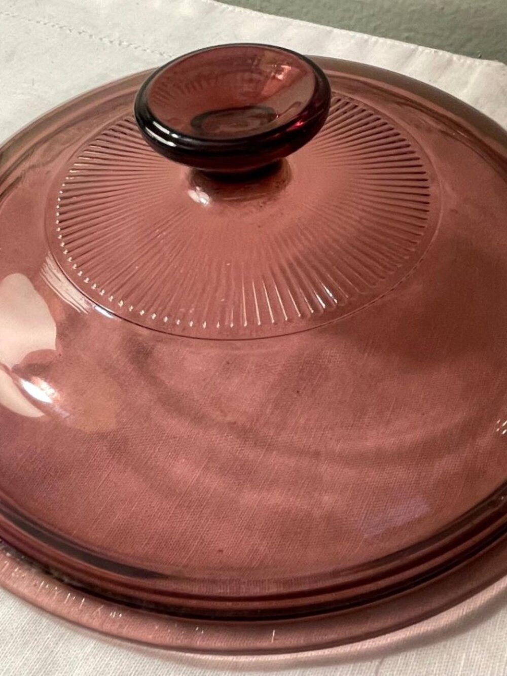 Cranberry Visions Replacement LID ONLY Corning Corning Ware Corningware